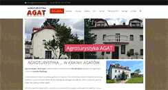 Desktop Screenshot of agroturystykaagat.pl