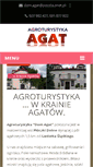 Mobile Screenshot of agroturystykaagat.pl
